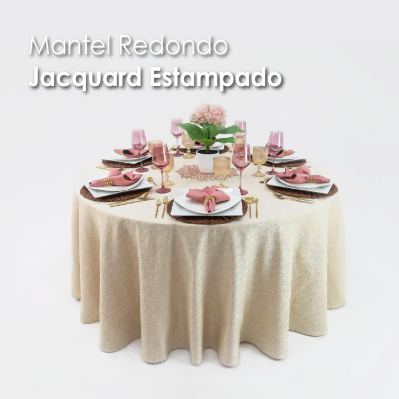 Mantel Yackard Redondo YE-211 FRANCIA CHAMPAÑA