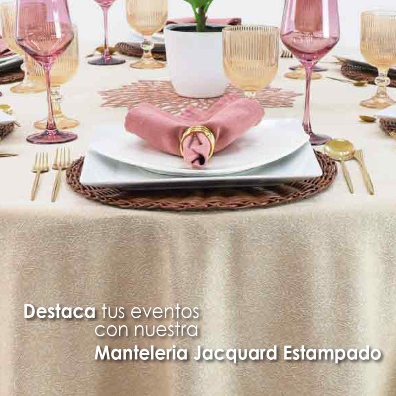Mantel Yackard Redondo YE-211 FRANCIA CHAMPAÑA