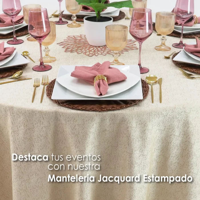 Mantel Yackard Redondo YE-211 FRANCIA CHAMPAÑA