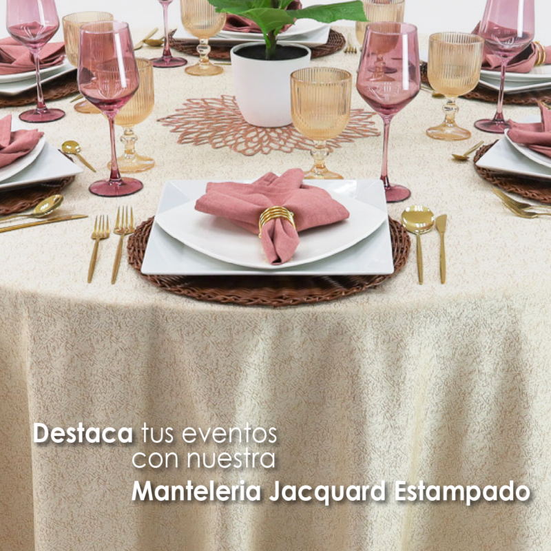 Mantel Yackard Redondo YE-211 FRANCIA CHAMPAÑA