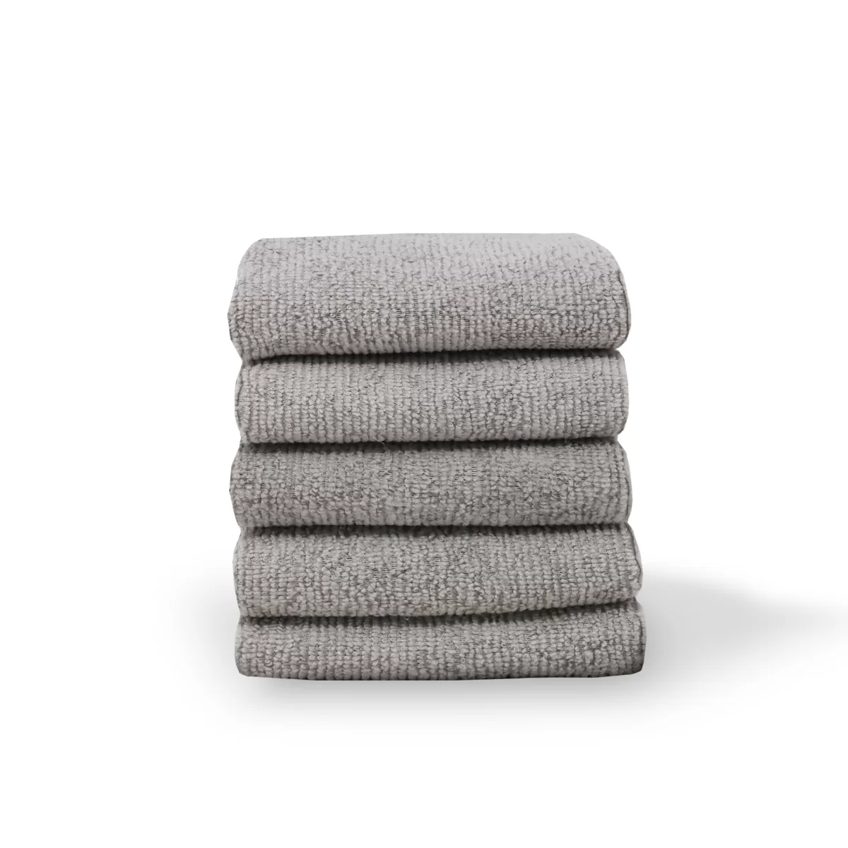 Toalla Facial Microfibra ECO 30X30 Cm Gris Perla: imagen 1