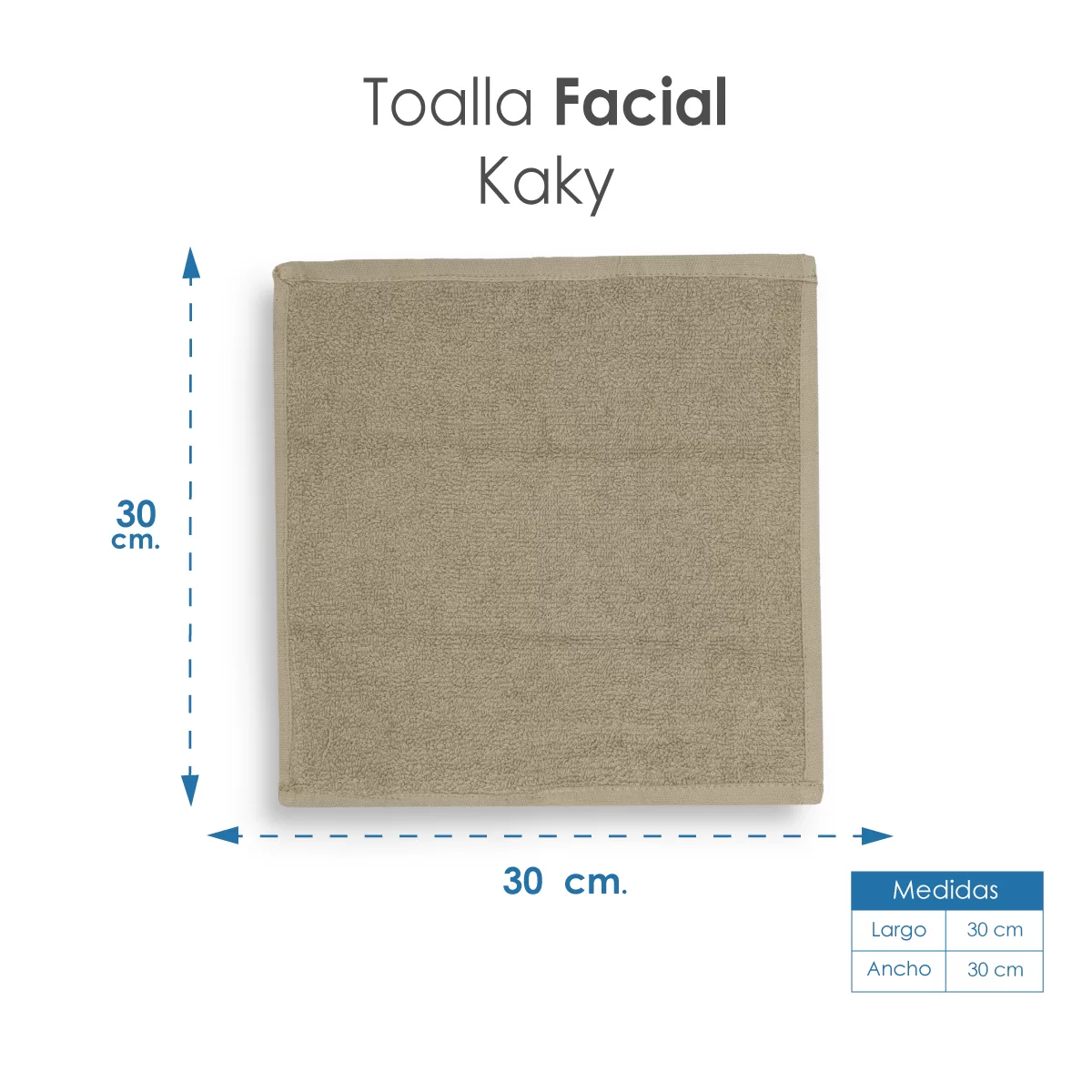 Toalla facial GT Kaky 30 x 30 cm: imagen 2