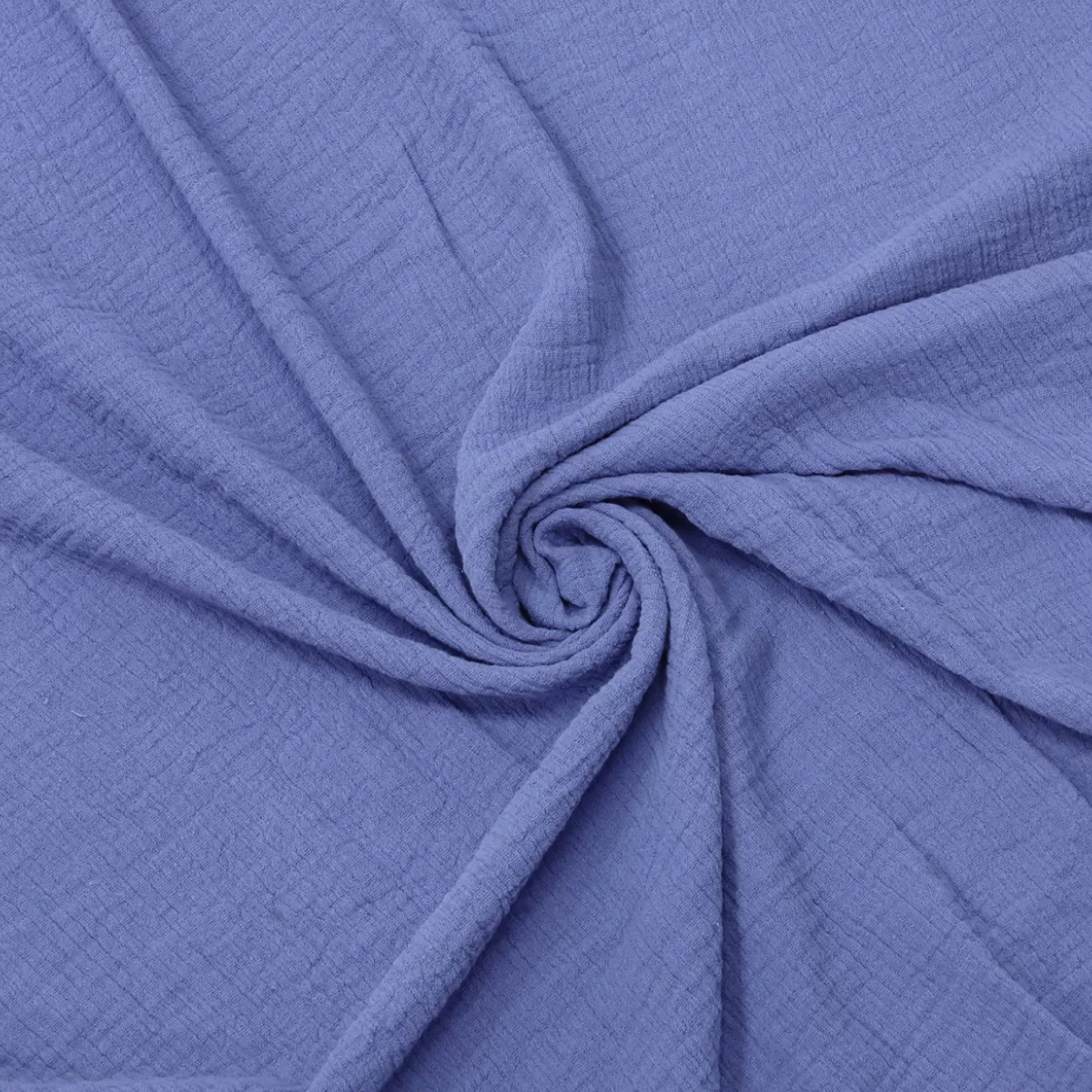 Colcha Muselina Individual 100% Algodón Azul Plumbago: imagen 1