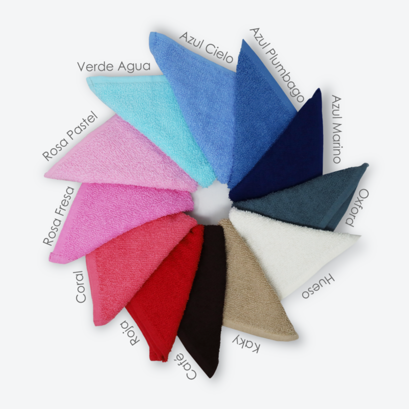 Toalla facial GT Rosa Fresa 30 x 30 cm