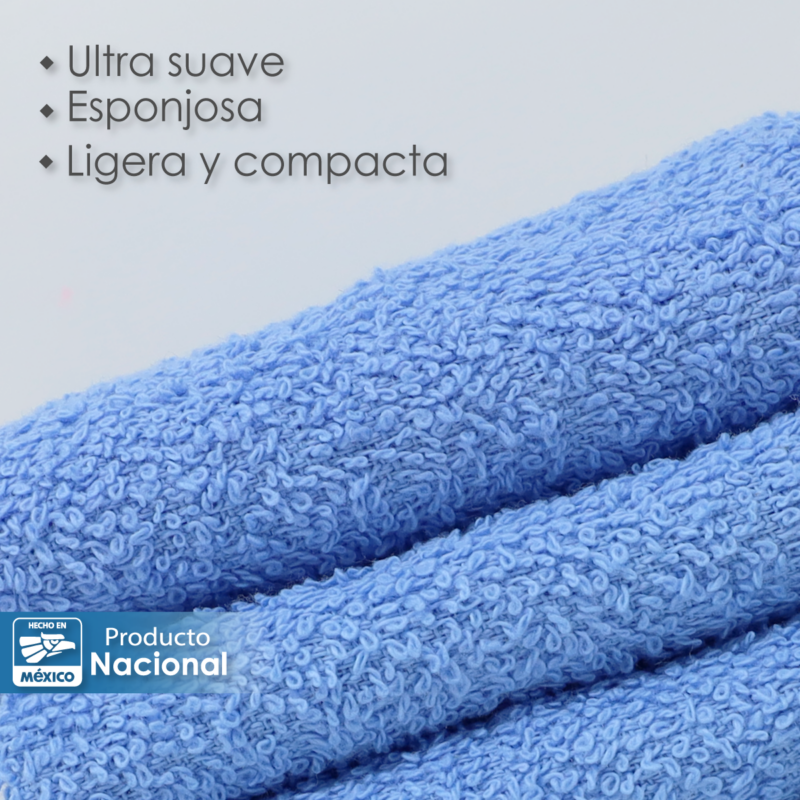 Toalla facial GT Azul Cielo 30 x 30 cm