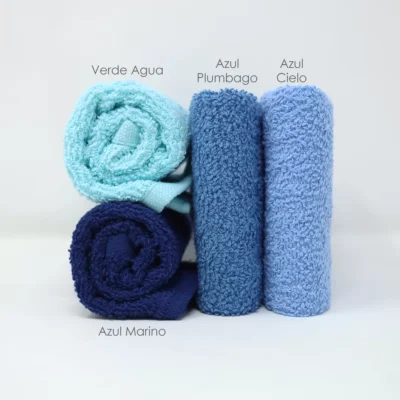 Toalla facial GT Azul Cielo 30 x 30 cm: imagen 5