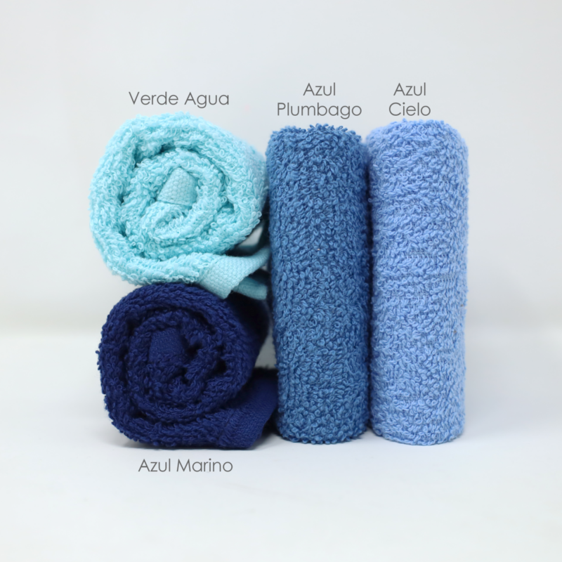 Toalla facial GT Azul Cielo 30 x 30 cm