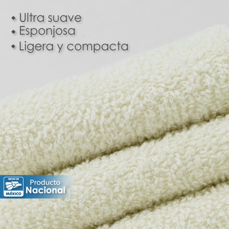 Toalla facial GT Vainilla/Hueso 30 x 30 cm