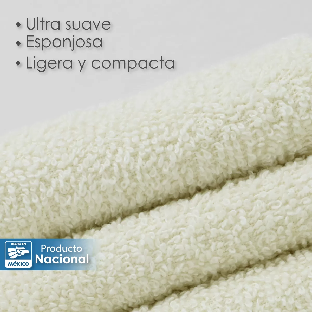 Toalla facial GT Vainilla/Hueso 30 x 30 cm: imagen 4