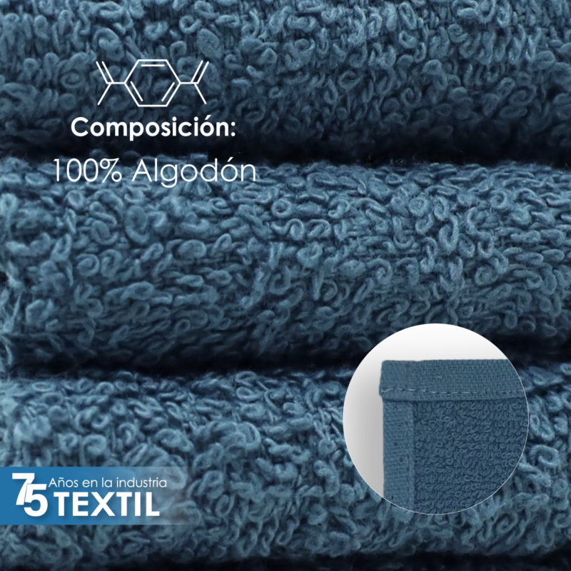 Toalla facial GT Oxford 30 x 30 cm