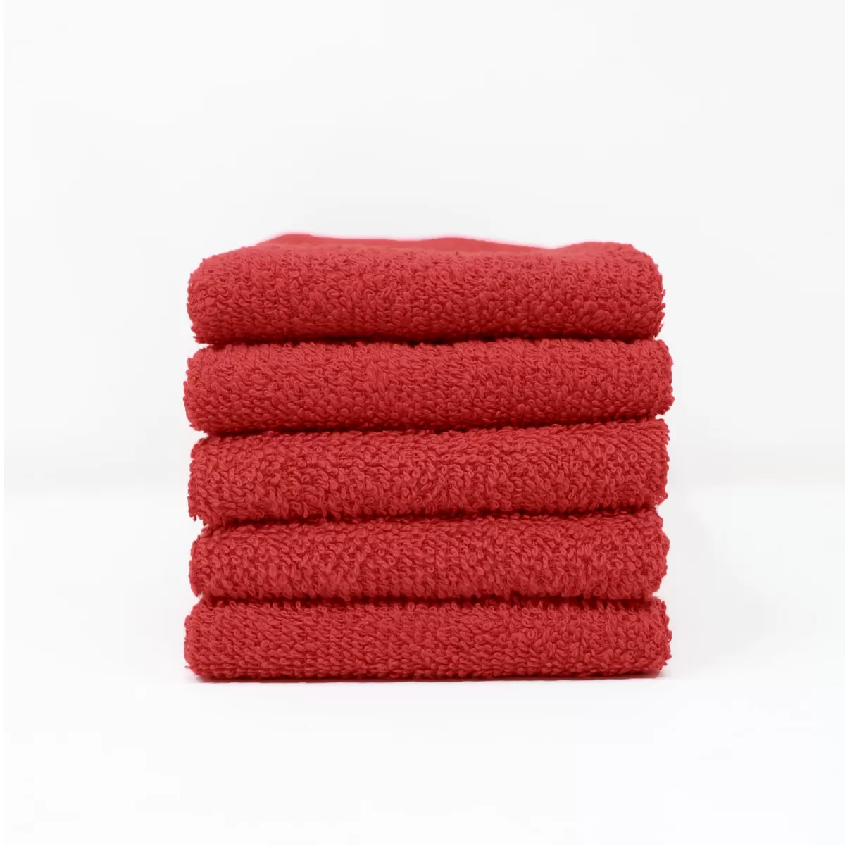 Toalla facial GT Rojo 30 x 30 cm: imagen 1