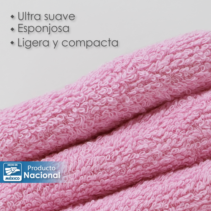 Toalla facial GT Rosa Pastel 30 x 30 cm