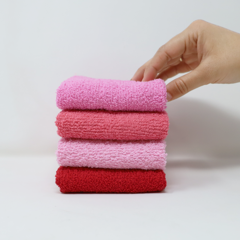 Toalla facial GT Rosa Fresa 30 x 30 cm