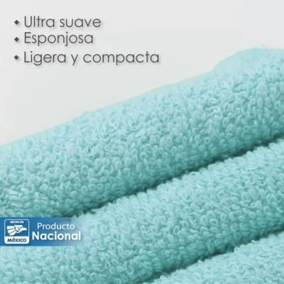 Toalla facial GT Verde Agua 30 x 30 cm: imagen 4