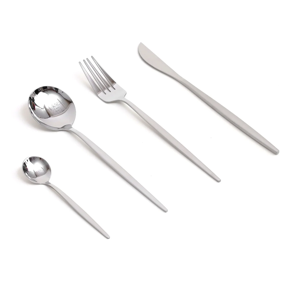 Set de Cubiertos 4 pzs Plata: imagen 1