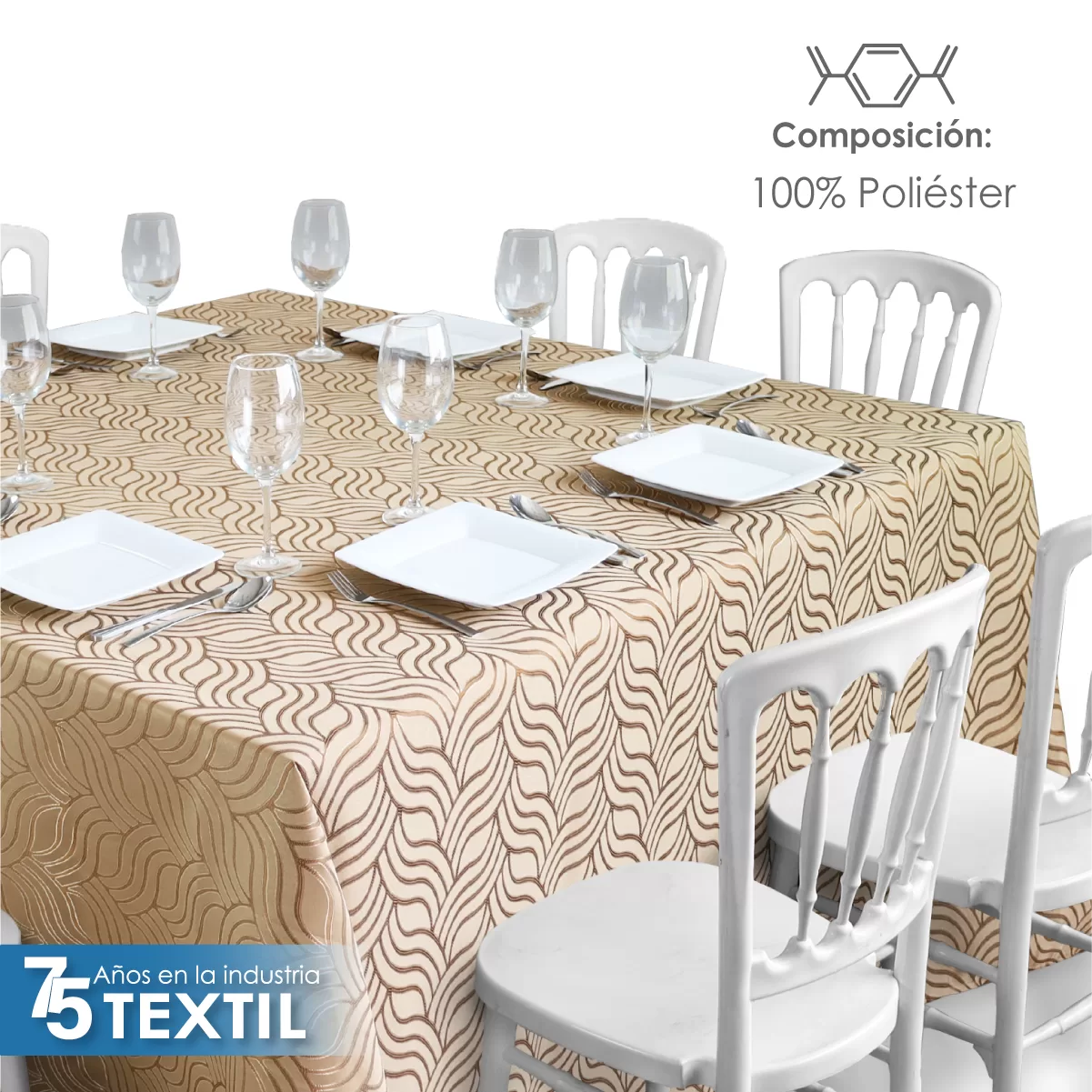 Mantel Yackard Imperial 2.90 X 2.90 M YE-161: imagen 4
