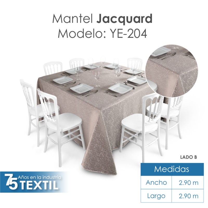 Mantel Yackard Imperial 2.90 X 2.90 M YE-204