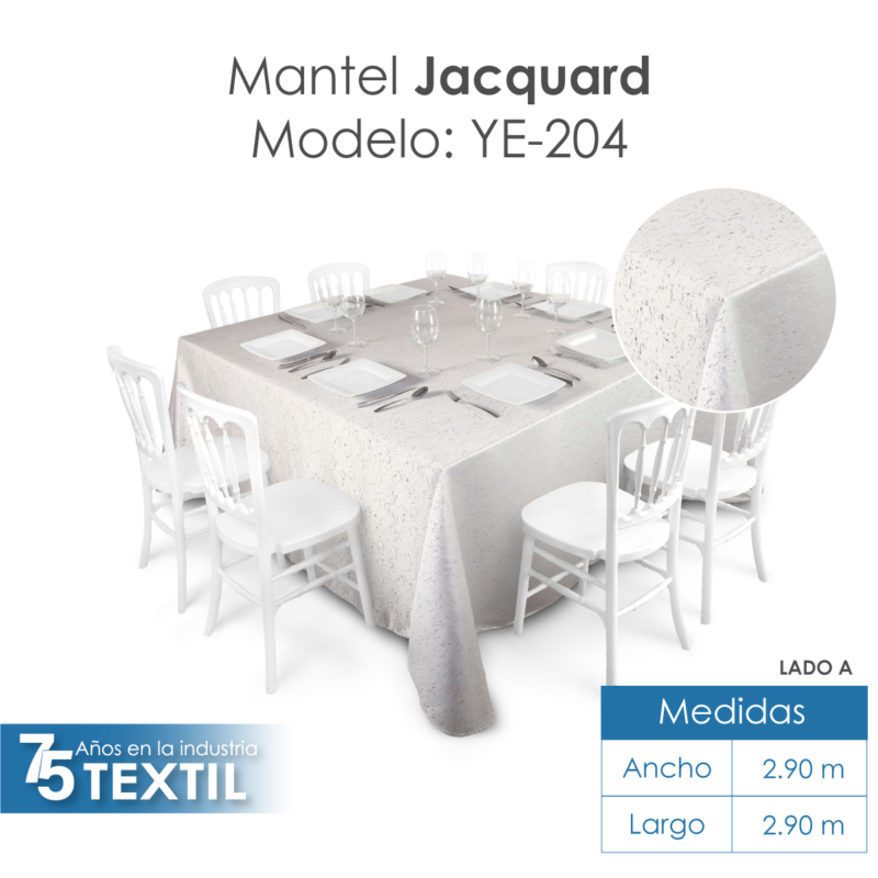 Mantel Yackard Imperial 2.90 X 2.90 M YE-204