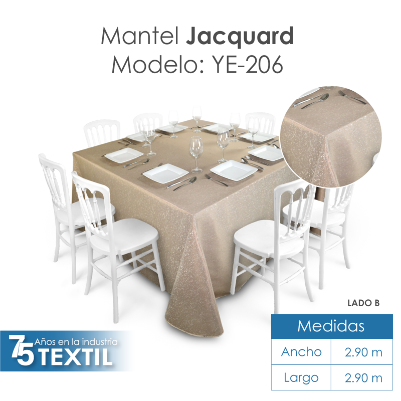 Mantel Yackard Imperial 2.90 X 2.90 M YE-206