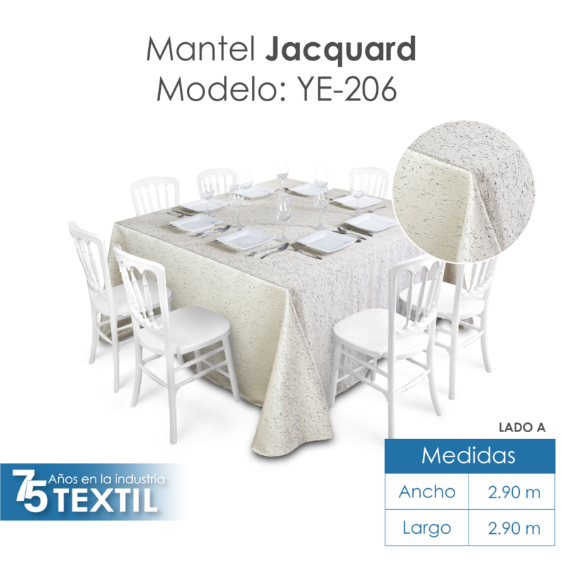 Mantel Yackard Imperial 2.90 X 2.90 M YE-206