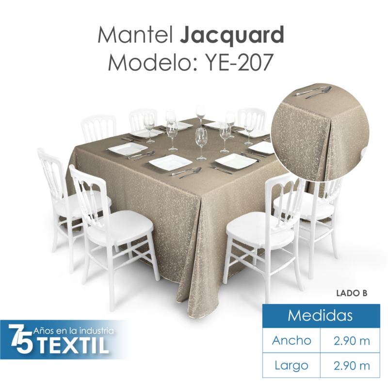 Mantel Yackard Imperial 2.90 X 2.90 M YE-207