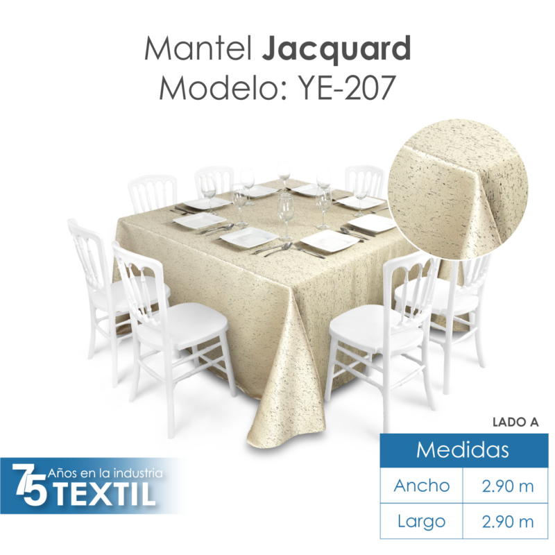 Mantel Yackard Imperial 2.90 X 2.90 M YE-207