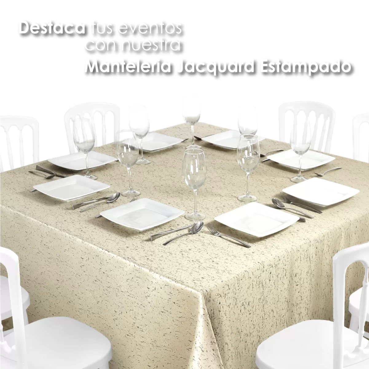 Mantel Yackard Imperial 2.90 X 2.90 M YE-207: imagen 5