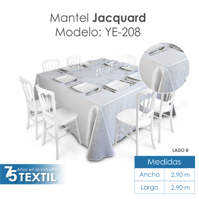 Mantel Yackard Imperial 2.90 X 2.90 M YE-208