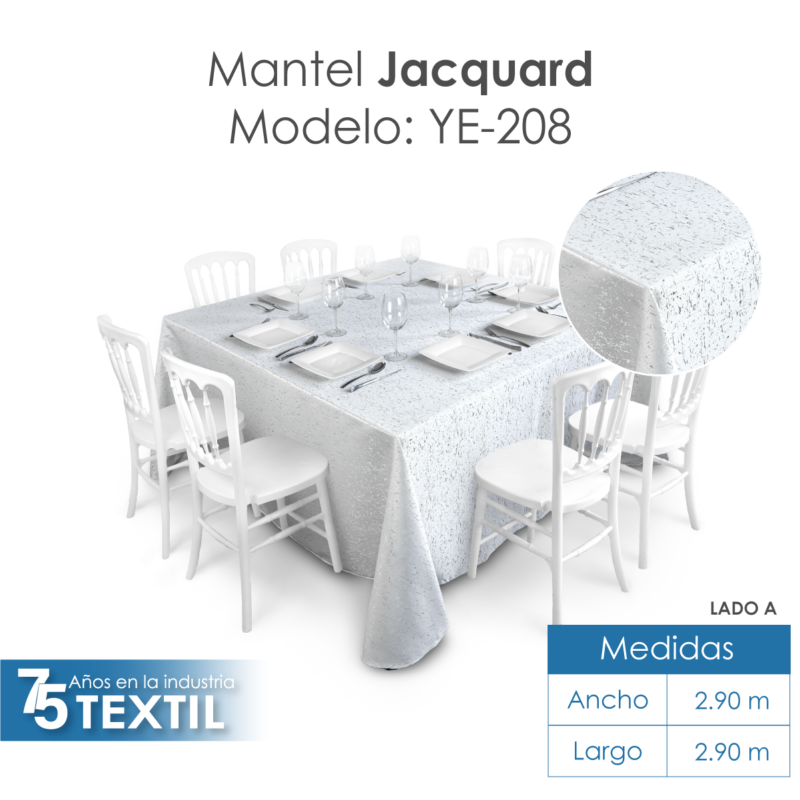 Mantel Yackard Imperial 2.90 X 2.90 M YE-208