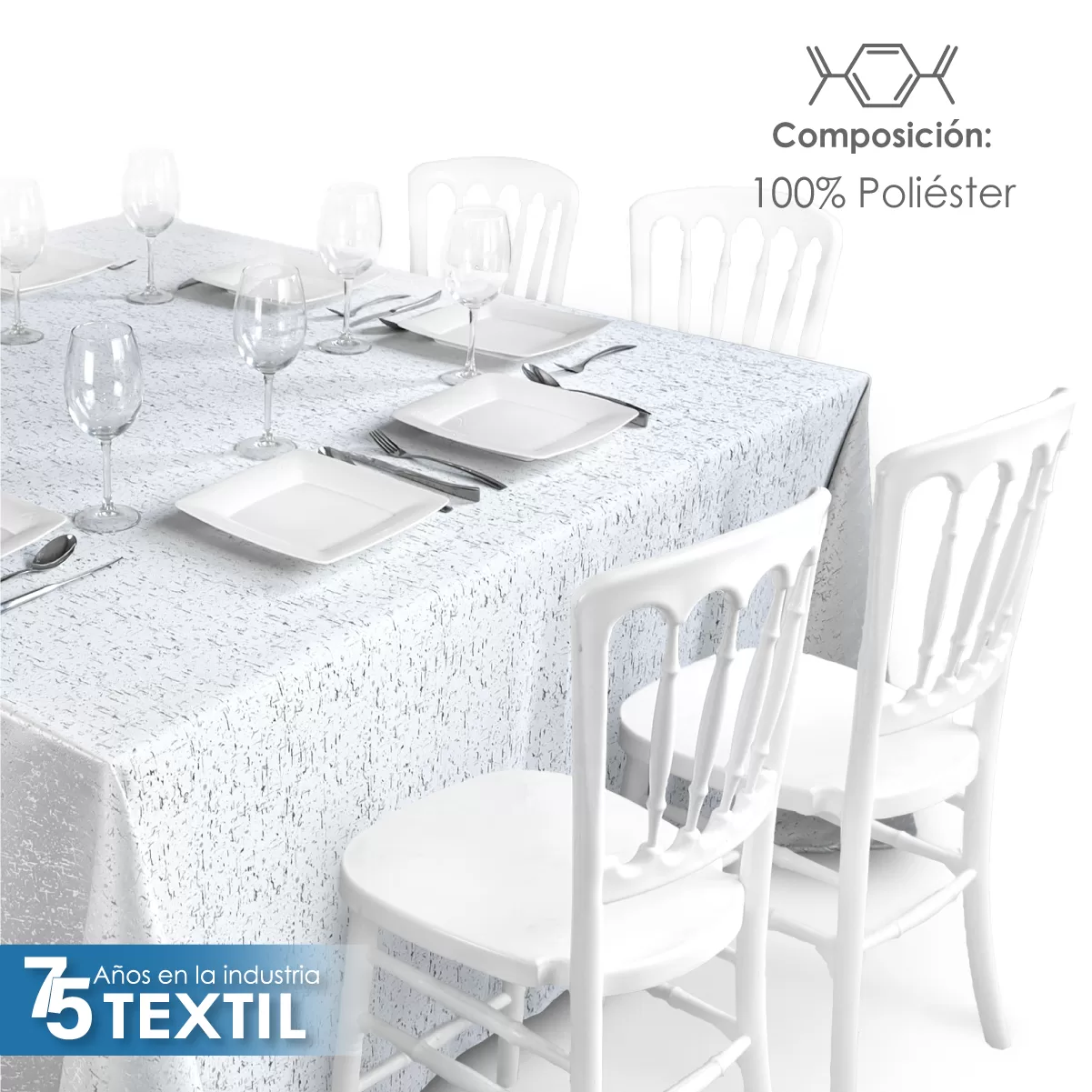 Mantel Yackard Imperial 2.90 X 2.90 M YE-208: imagen 4