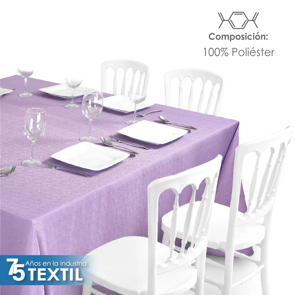 Mantel Yackard Imperial 2.90 X 2.90 M YE-214: imagen 4