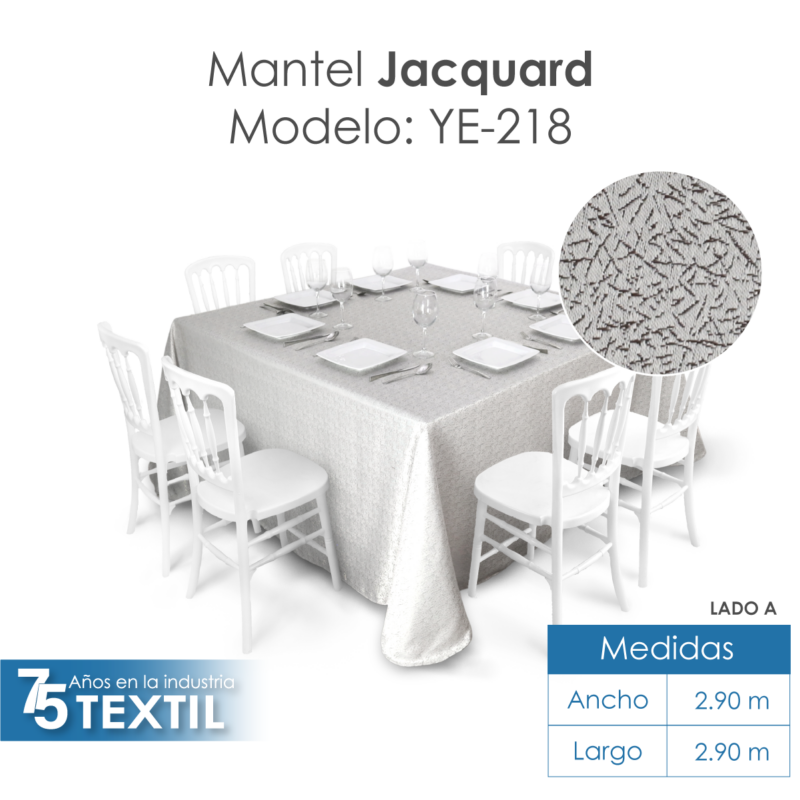 Mantel Yackard Imperial 2.90 X 2.90 M YE-218