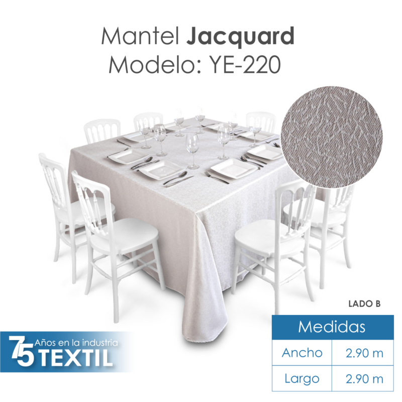 Mantel Yackard Imperial 2.90 X 2.90 M YE-220