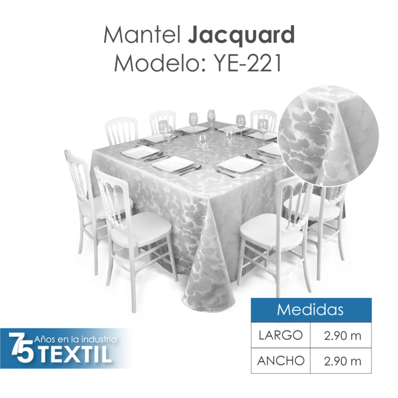 Mantel Yackard Imperial 2.90 X 2.90 M YE-221