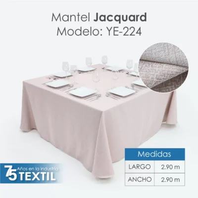 Mantel Yackard Imperial 2.90 X 2.90 M YE-224: imagen 3