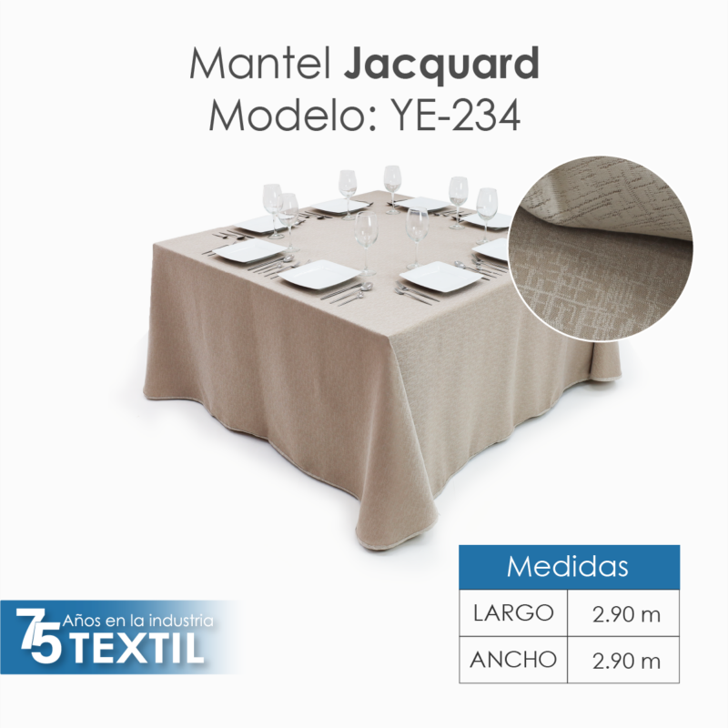 Mantel Yackard Imperial 2.90 X 2.90 M YE-234