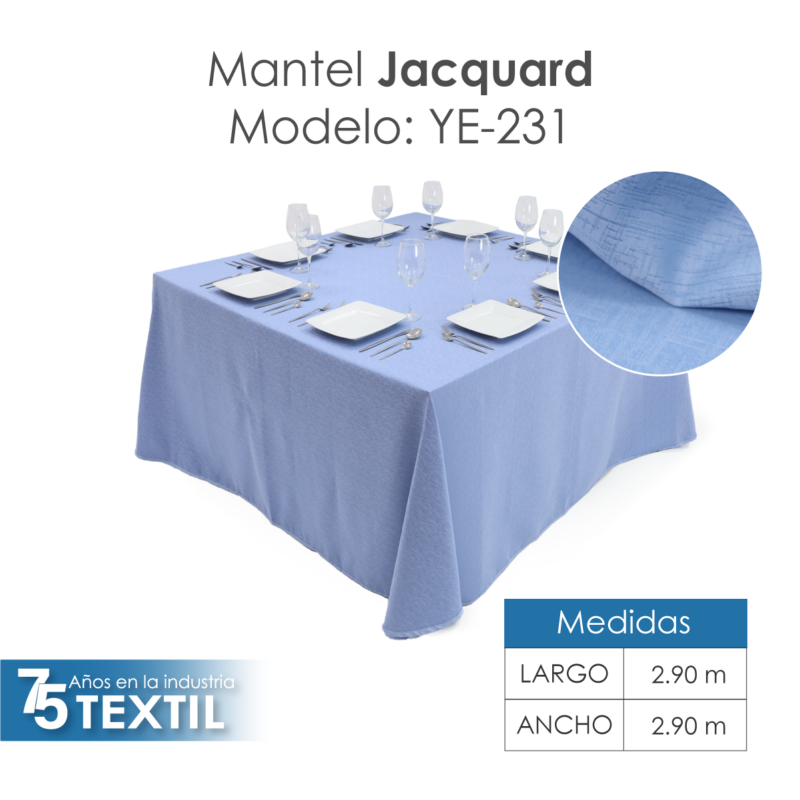 Mantel Yackard Imperial 2.90 X 2.90 M YE-231