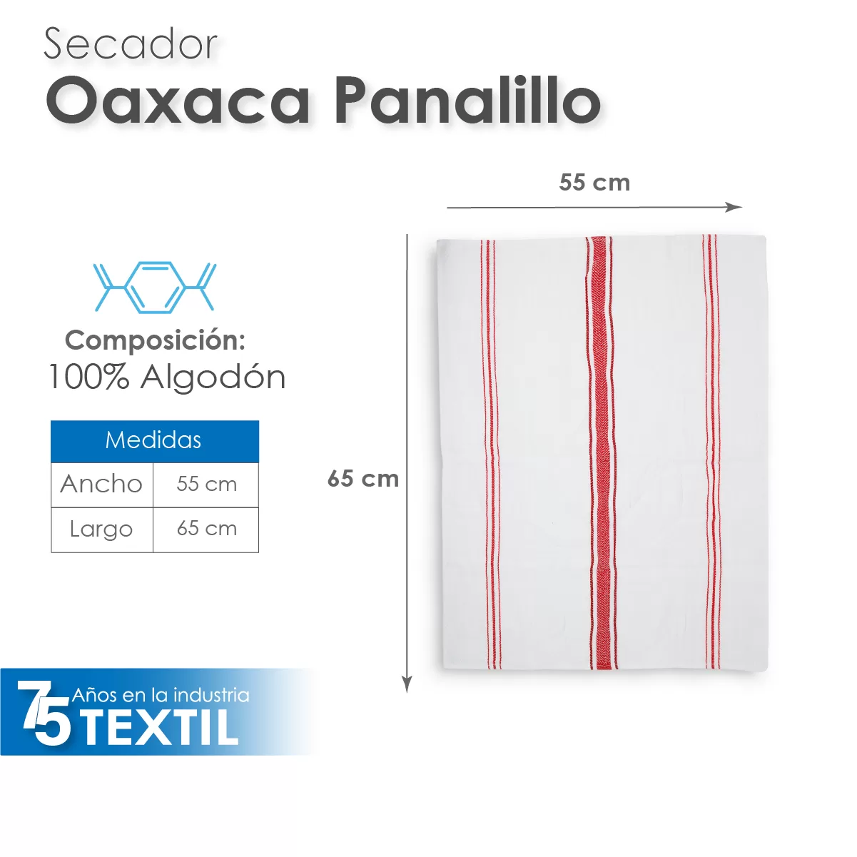 Secador Oaxaca Panal 55X65: imagen 2