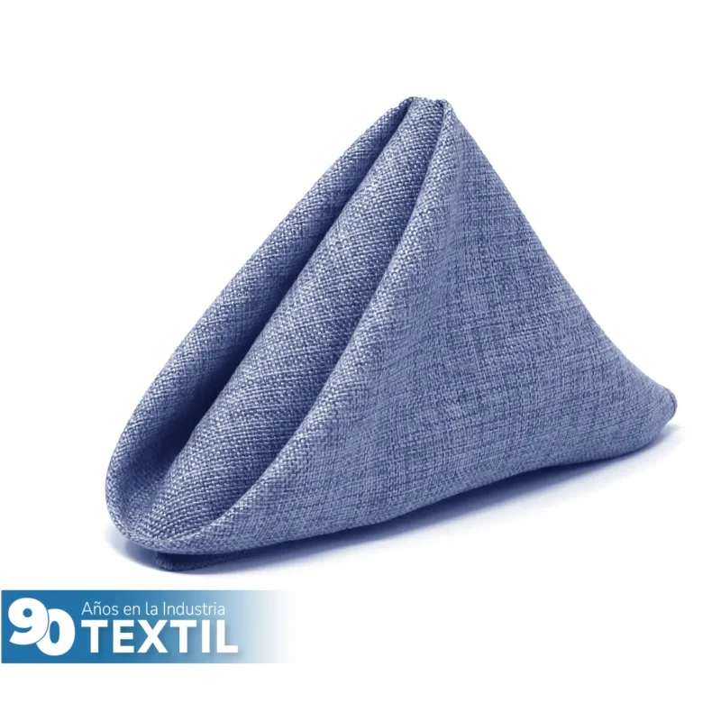 Servilleta Lino Ginebra 45x45 cm Azul Plumbago