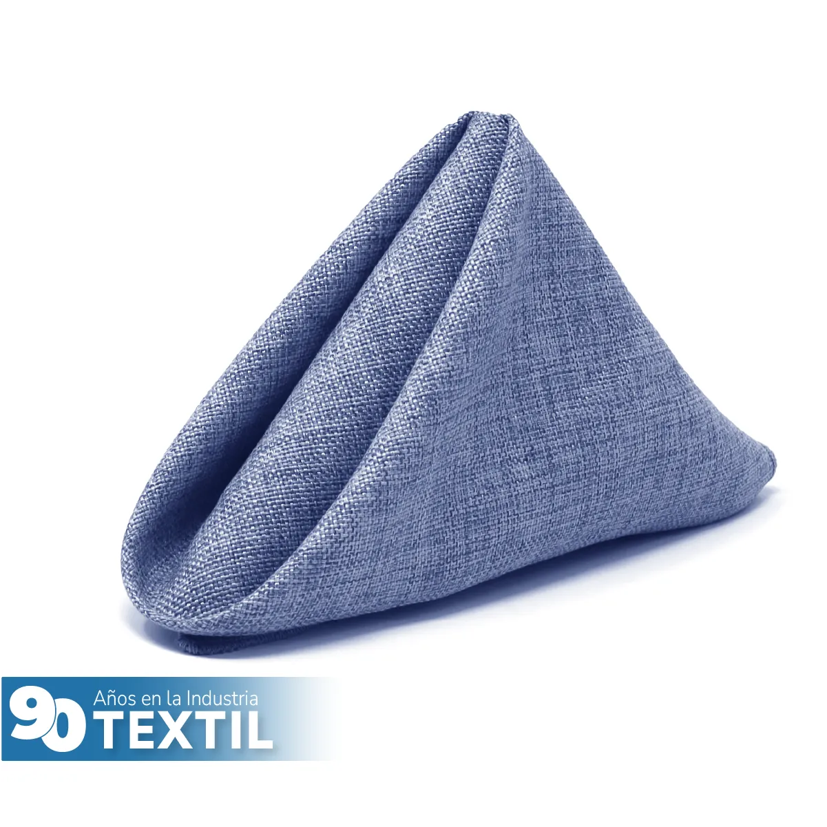 Servilleta Lino Ginebra 45x45 cm Azul Plumbago: imagen 4