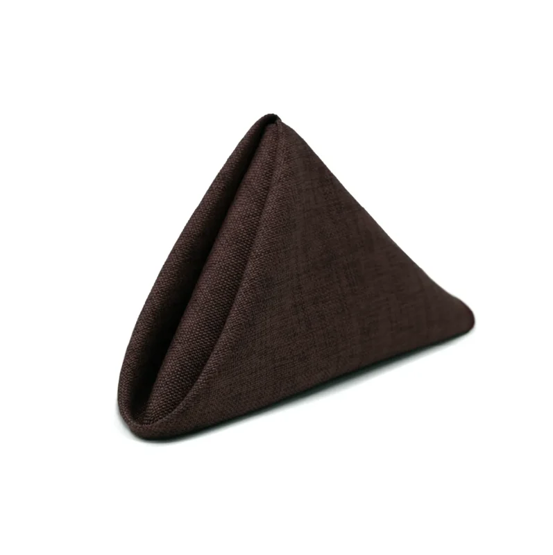 Servilleta Lino Ginebra 45x45 cm Chocolate