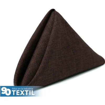 Servilleta Lino Ginebra 45x45 cm Chocolate: imagen 4