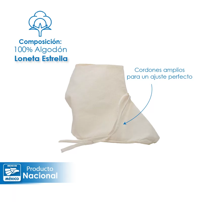 Bota Quirúrgica Loneta 100% Algodón