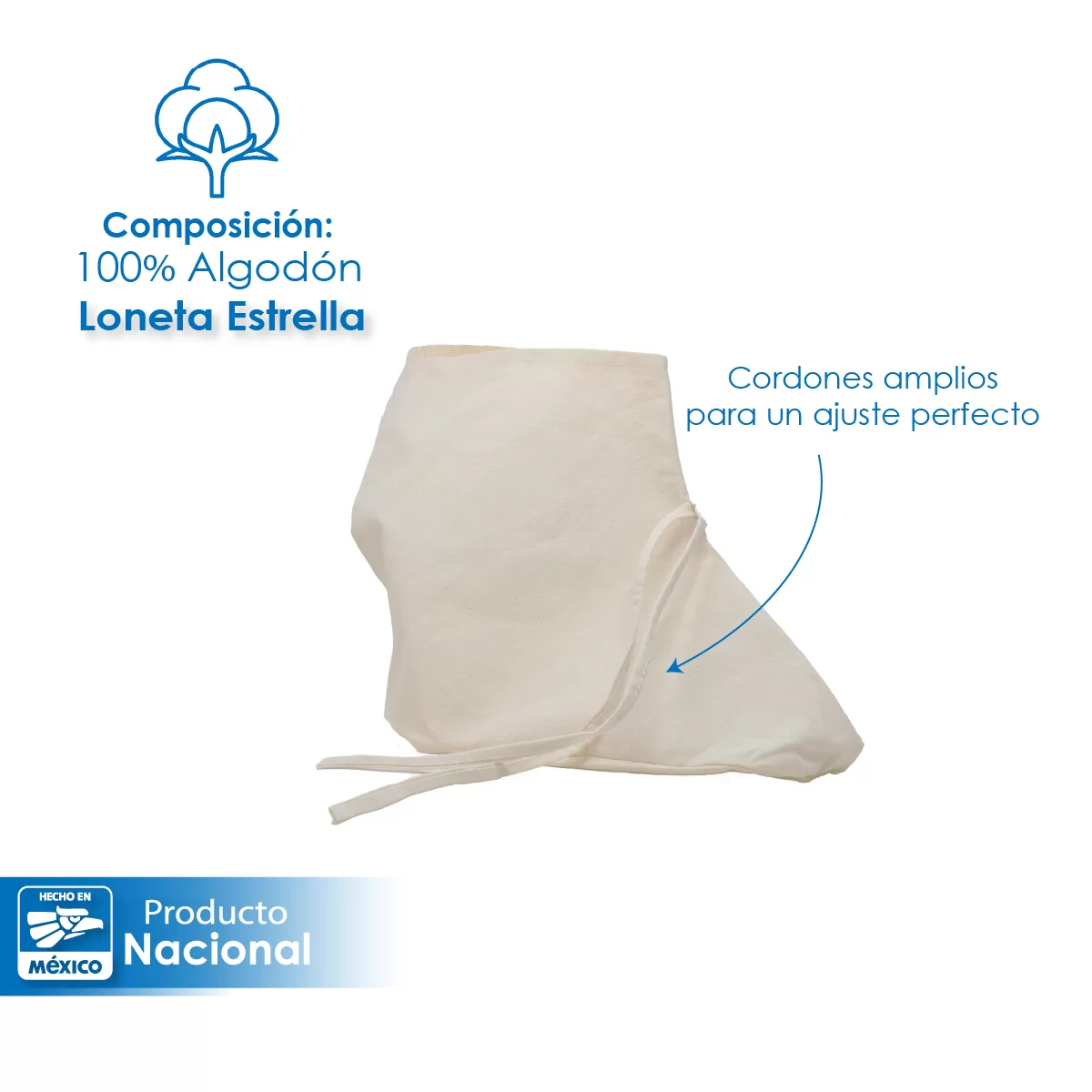 Bota Quirúrgica Loneta 100% Algodón: imagen 4