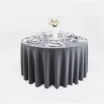 Mantel Redondo Lino Marroquí Oxford 100% Poliéster