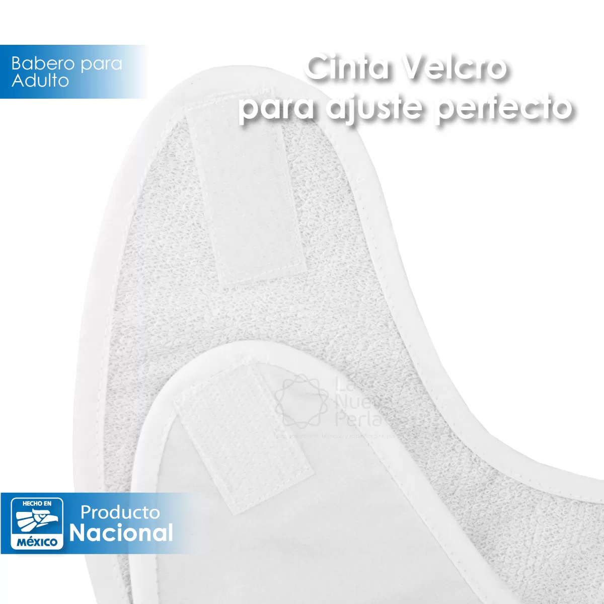 Babero para Adulto 45x75 cm Tela Ahulada 50% Algodón 50% Poliéster: imagen 4
