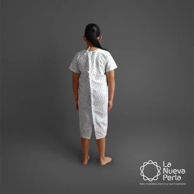 Bata de paciente Infantil talla: 10 - 12: imagen 7