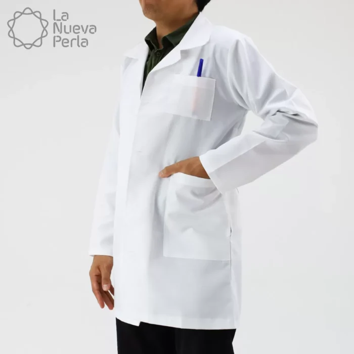 Bata de Laboratorio 80% Poliéster 20% Algodón Talla 32