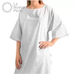 Bata de paciente Peach Skin Estrellitas (Microfibra)