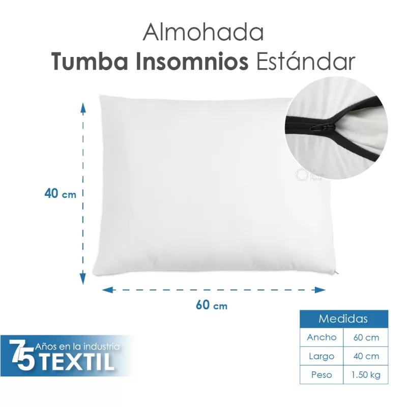Almohada Tumba Insomnios 1.50 kg